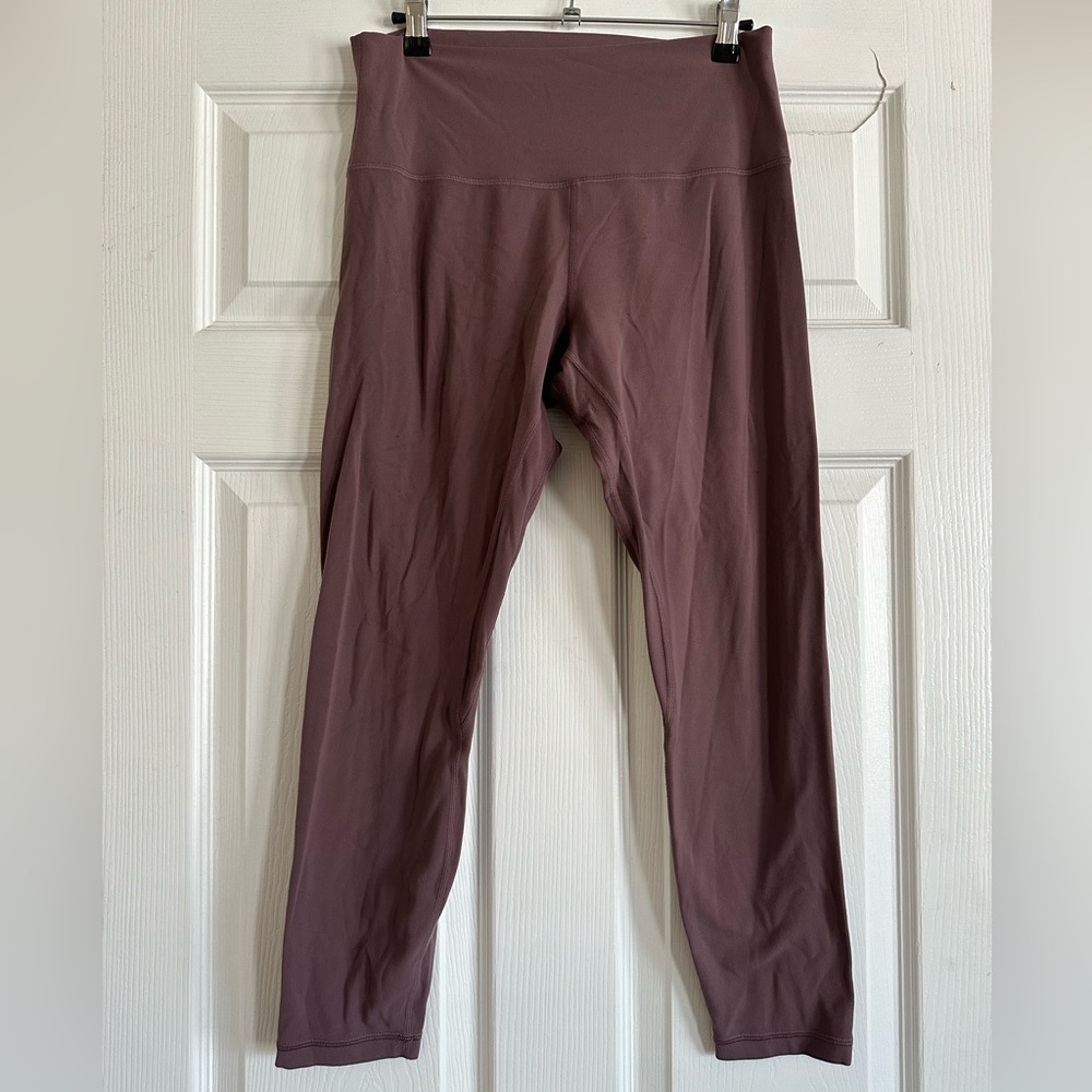 Women’s Align™ High-Rise Pant 25". Mauve, size 10.